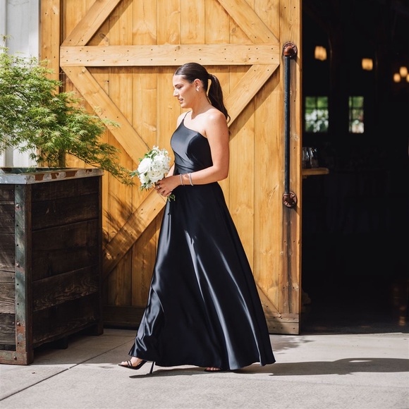 Sorella Vita One Shoulder Bridesmaid Gown - Picture 3 of 10